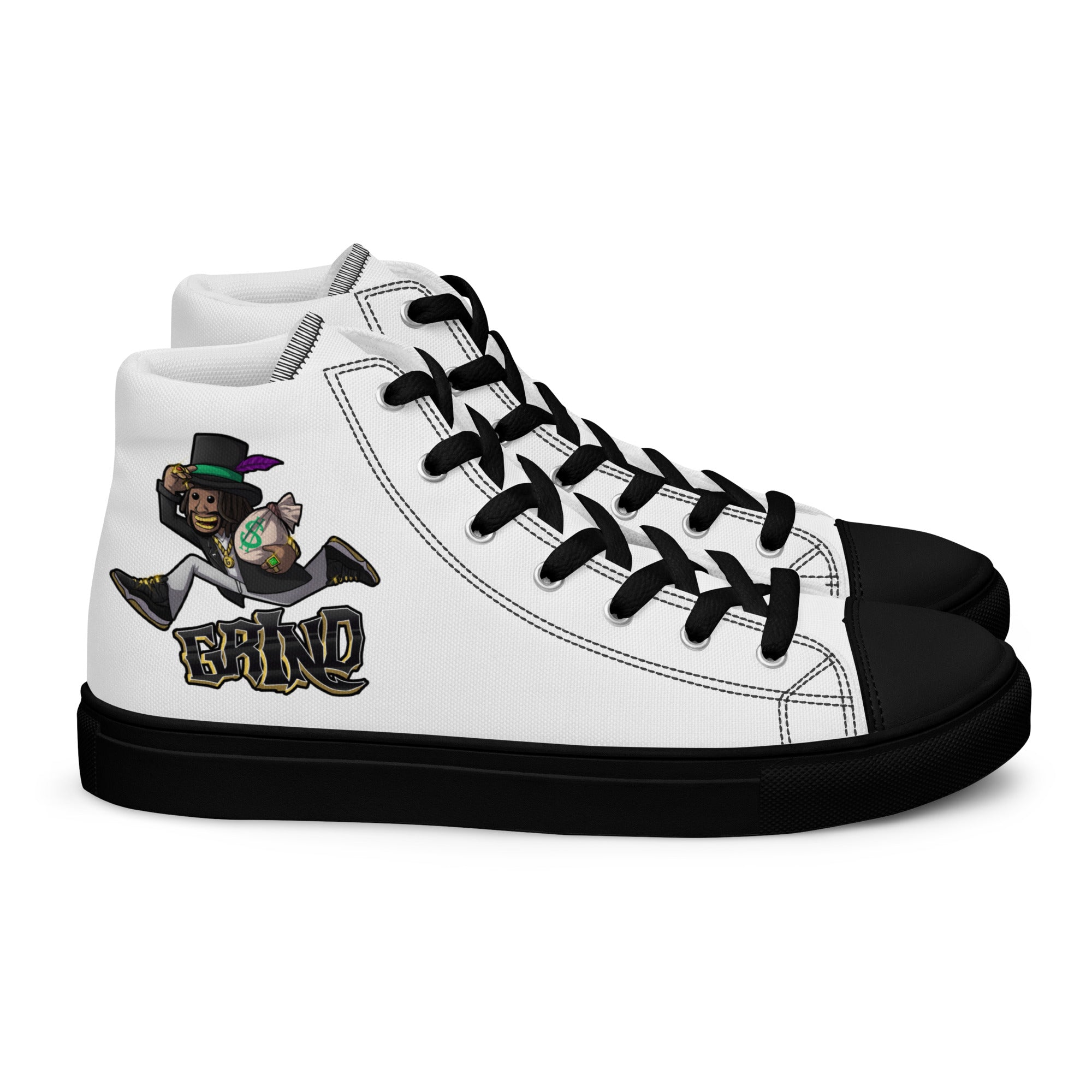 Men’s GRIND Dollawize high top canvas shoes