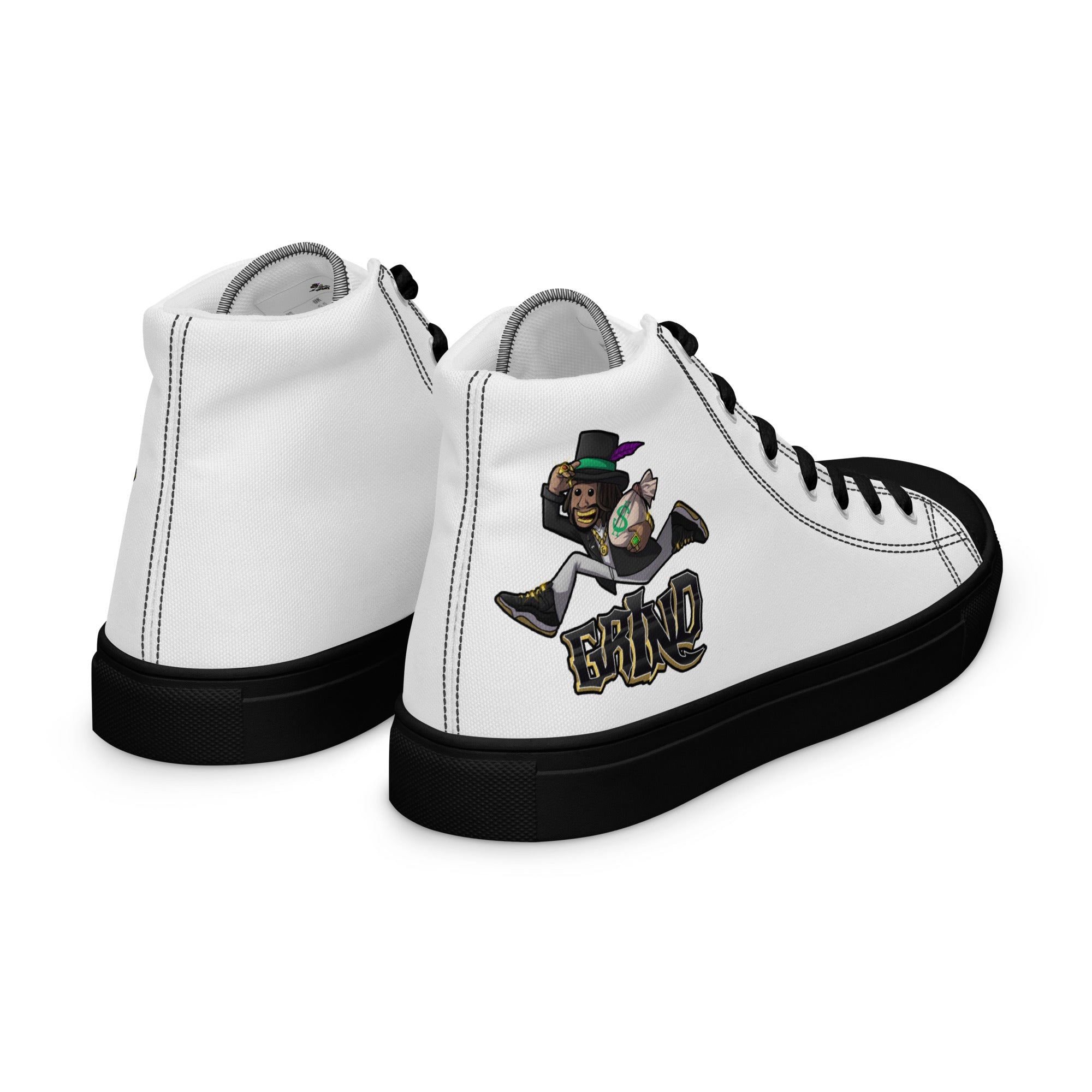 Men’s GRIND Dollawize high top canvas shoes