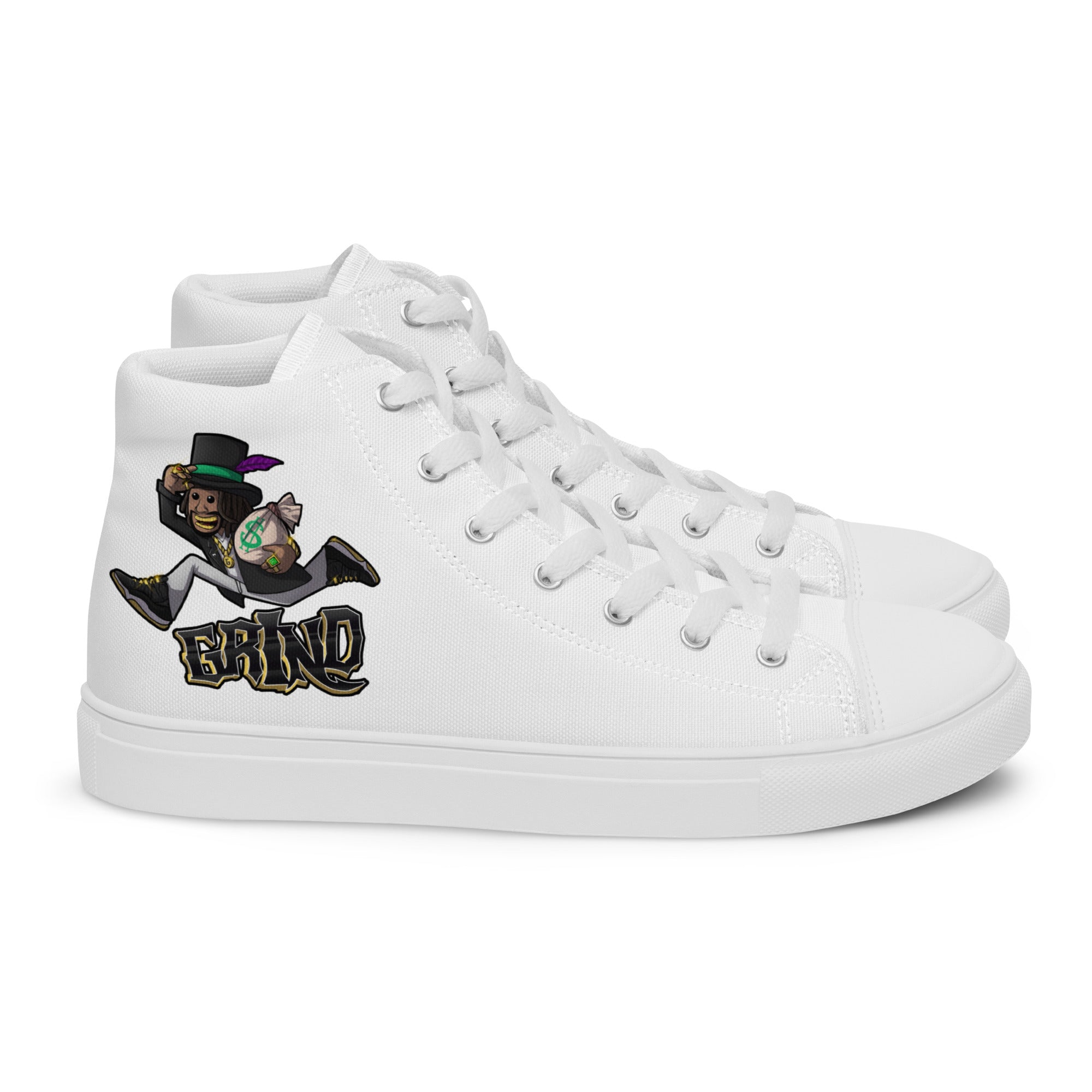 Men’s GRIND Dollawize high top canvas shoes