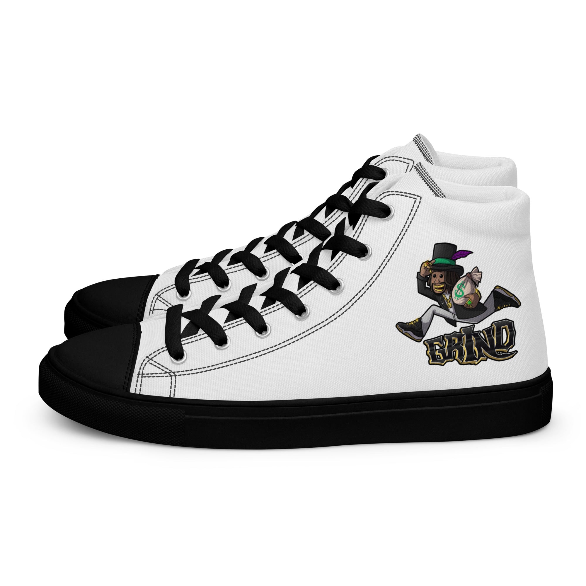 Men’s GRIND Dollawize high top canvas shoes