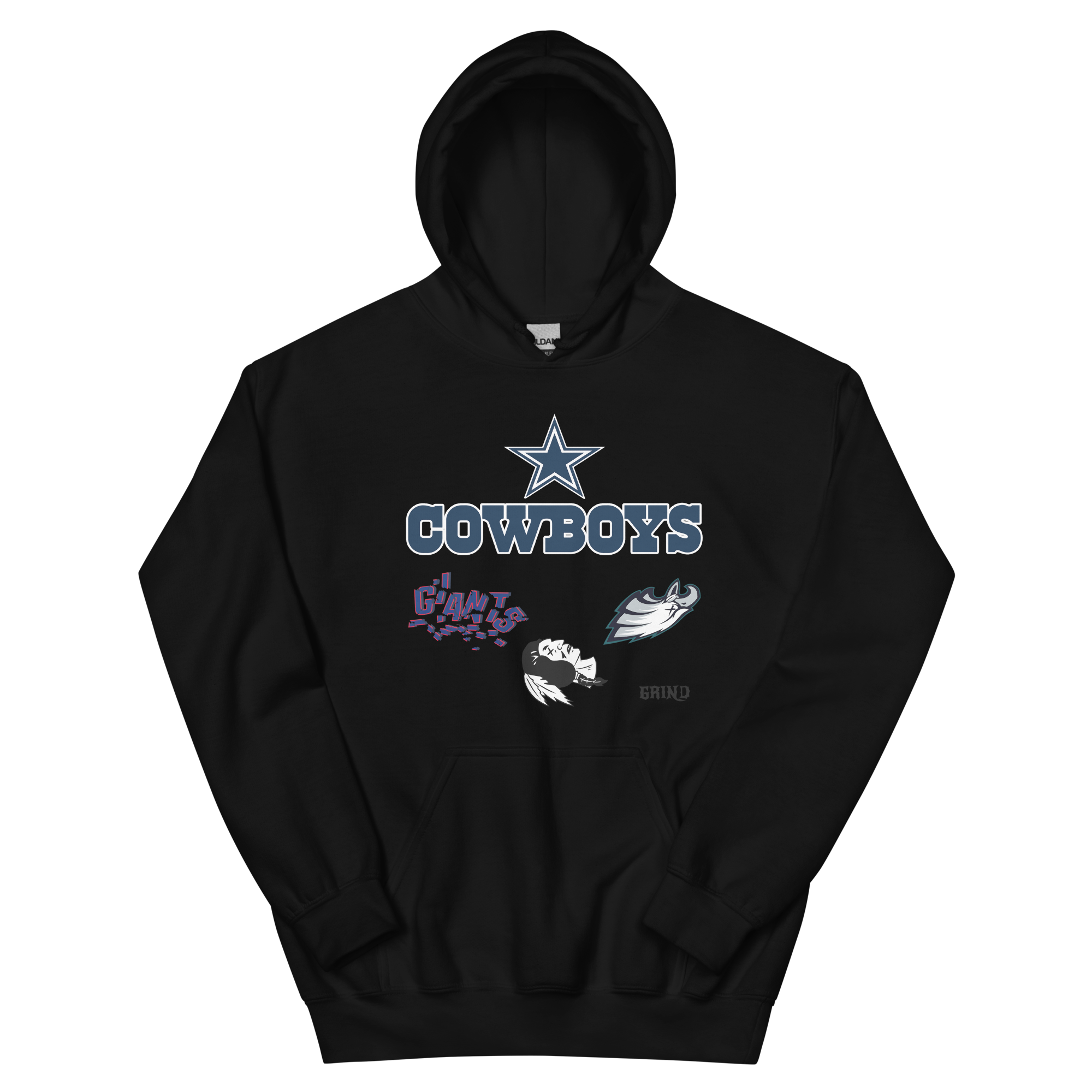 GRIND Cowboys we run the east Unisex Hoodie