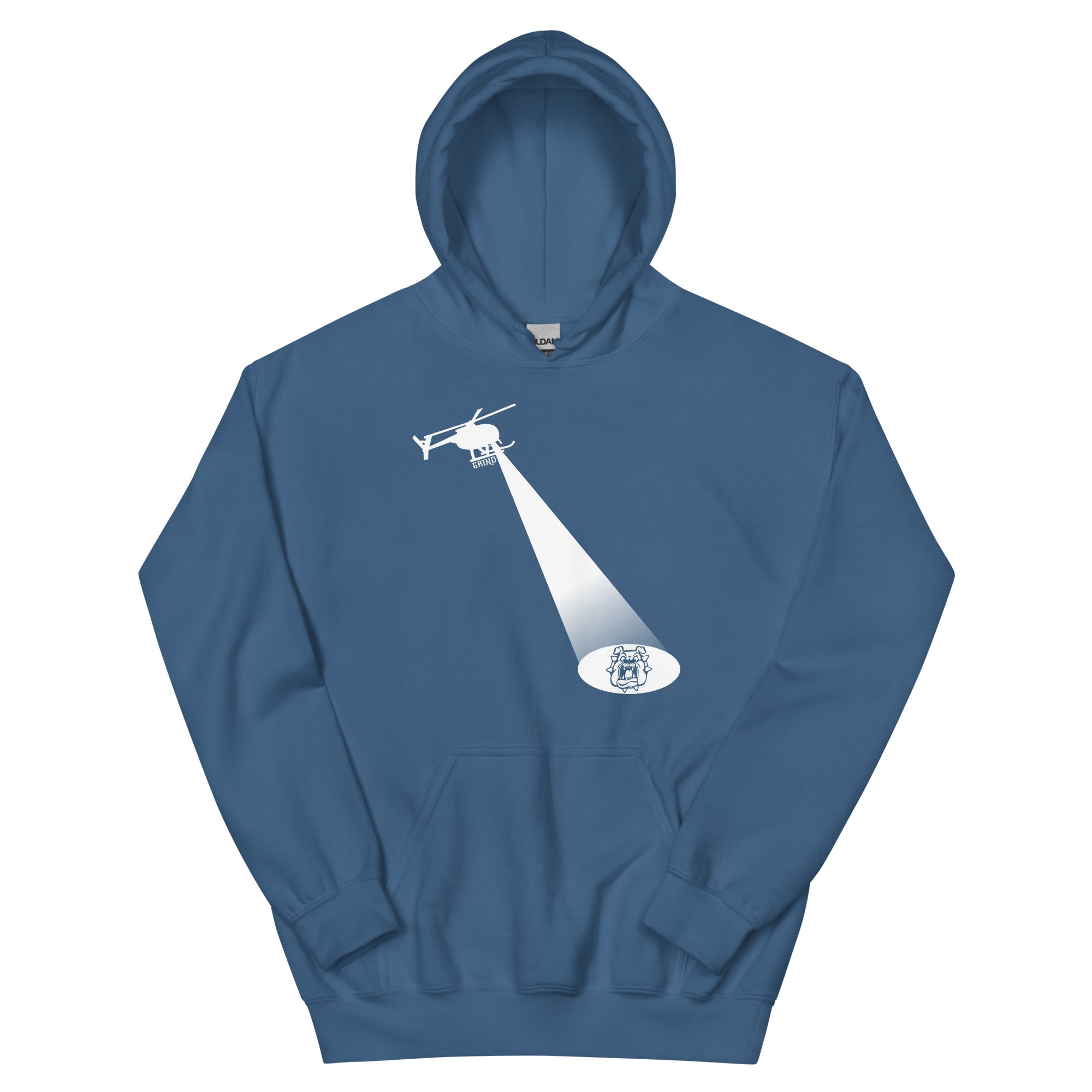 GRIND Bulldog Spotlight Unisex Hoodie