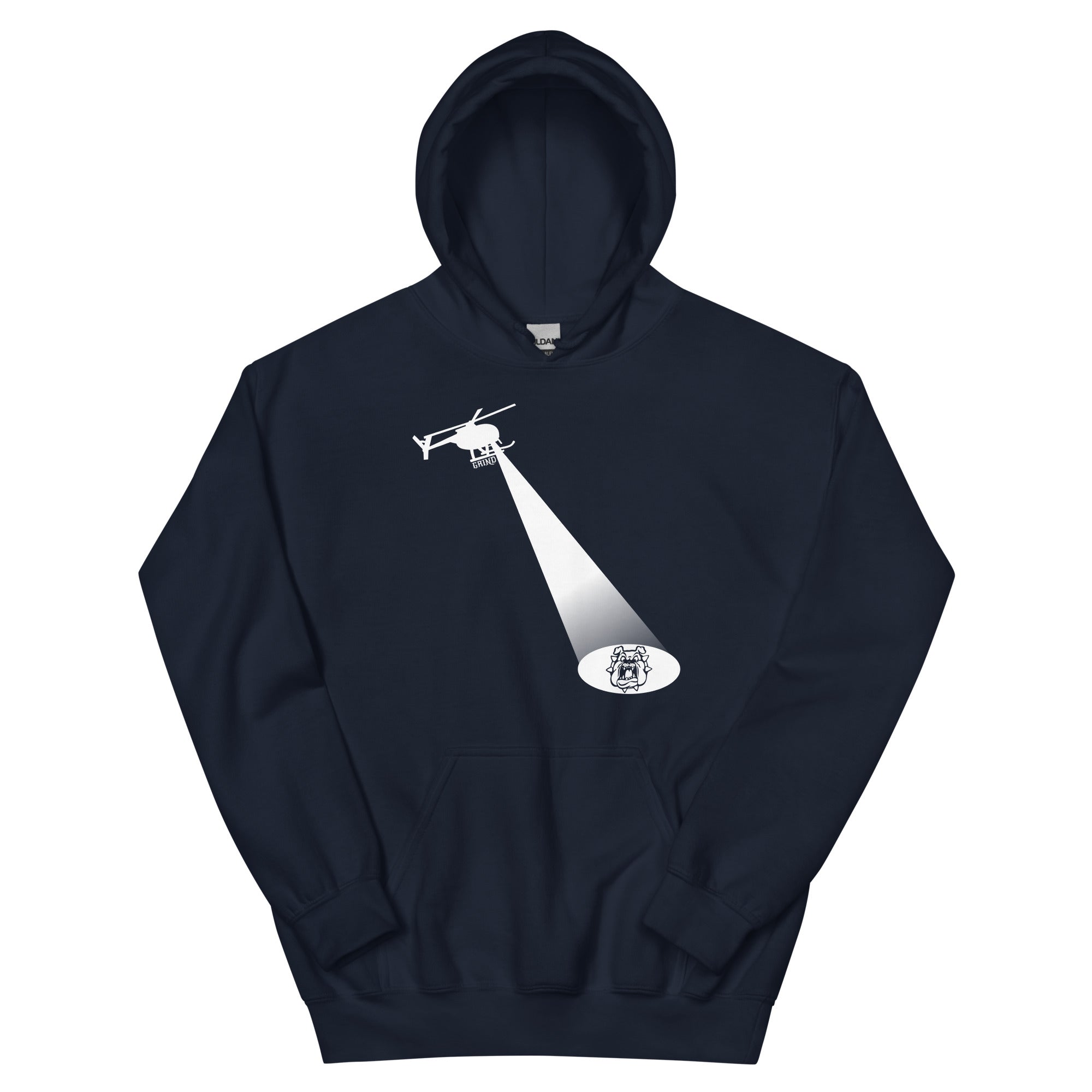 GRIND Bulldog Spotlight Unisex Hoodie